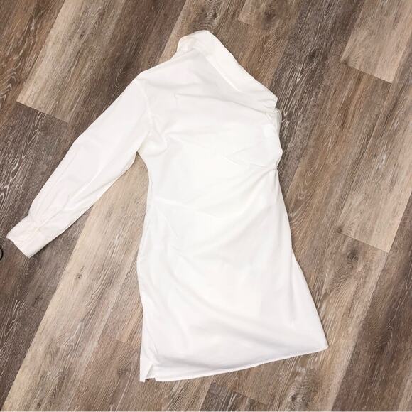 RTA Lana Asymmetric Constructed Corset Mini Shirt Dress 4 EUC - Picture 7 of 12